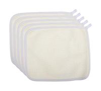 VERDANVERSE 5Pcs Double Sided Exfoliating Bath Scrubbers Durable Shower Towels for Body Wash Back Scrubbing and Skin Cleansing Pore Cleaning Massage