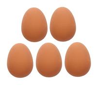 VERDANVERSE 5pcs Egg Shaped Interactive Pet Biting Elastic Simulation Eggs for Dogs Creative Chew for Puppies for Enrichment and Bonding Activities