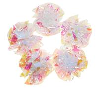 VERDANVERSE 5pcs Interactive Crinkle Cat Balls Lightweight Plastic Plaything for Indoor Cats Bright Colored Durable Teasing Balls for Scratching and Carrying Fun Pet Exercise and Boredom