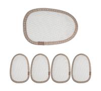 VERDANVERSE 5pcs Mesh Hair Nets Cap for Wig Making with Hand Tied Lace and Elastic Mesh Base, Non Slip and Adapts to Head Contours, Suitable for Social Occasions and Office Work