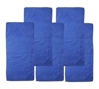 VERDANVERSE 5pcs Reusable Blankets for Guinea Pigs Washable Pet Sleeping Mats Comfortable Bedding for Small Animals Soft and Absorbent Blue for