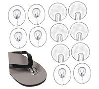 VERDANVERSE 6 Pairs Transparent PU Split Pads for Sandals Soft Gel Silicone Wear Heel Cushions Breathable Non Slip Foot for and Women Reusable Blister Prevention Inserts