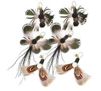 VERDANVERSE 6Pcs Cat Teaser Wand Replacement Heads Bright Interactive Cat Lightweight Flexible Attachment and Play Fun Refills to Boredom and Enhance Pet Interaction