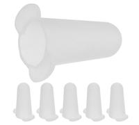 VERDANVERSE 6pcs Silicone Piping Tip Covers for Cake Decorating with Universal Fit Design and Temperature Resistant Protection, Reusable Pastry Nozzle Caps for Professional Baking Studios