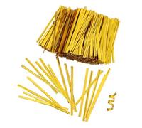 VERDANVERSE 800 Pcs Ties for Bread Bag Sealing Gift Wrapping and Treat Bags Sturdy Wire Closure for Candy Party Favor and Holiday Decoration