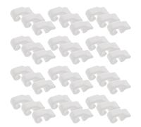VERDANVERSE 80pcs Detachable Cage Door Clips White Connector Buckles for Wardrobe Shoe Cabinet Storage Cube No-tool Fasteners for DIY Pet Playpen Chicken Coop Latch and Modular Shelving