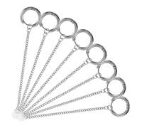 VERDANVERSE 8pcs Anti-lost Earphone Strap Earrings with Titanium Steel Chain for Women and Men, Easy Portability and Sturdy Design, for Gym on The Go Use