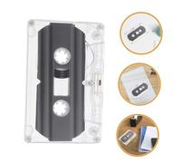 VERDANVERSE 8pcs Blank Cassette Tapes with Transparent Case for Audio Recording High-fidelity Sound Quality for Music Speech DIY Retro Party Messages and Teaching Use