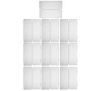 VERDANVERSE Aa Battery Storage Case Pp Battery Holder 10pcs with Hard Shell and Stackable Structure, Dustproof and Moisture Resistant for Storage Containers and Lab Use