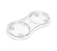 VERDANVERSE Acrylic Grinder Stand for Salt and Pepper Mills Kitchen Accessory with Easy Detachment and Cleaning Sleek Modern Design for Home Decor and Dining Table Use