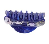 VERDANVERSE Acrylic Hair Claw Clip Ocean Style Jaw Clip Half Circle Octopus Design Blue for Women Decorative