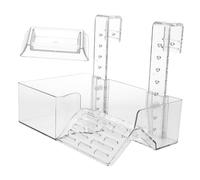 VERDANVERSE Acrylic Hanging Turtle Basking Platform Wall Mounted Tortoise Habitat Accessory Space Saving Aquatic Turtle Tank Resting Terrace for Reptiles