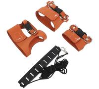 VERDANVERSE Adjustable Small Pet Vest Harness with PU Leather Leash for Squirrels Hamsters Ferrets and Rabbits Comfortable Traction Rope for Safe Outdoor Walking and Training