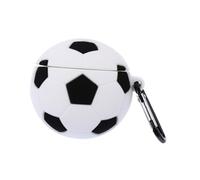 VERDANVERSE Adorable Football Headphone Case Compatible with Airpods Wireless Earphone Holder with Anti-lost Hook Precise Charging Port Cutout Smooth Open Close Design for Backpack and Bag