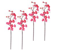 VERDANVERSE Artificial Wintersweet Flowers 4pcs Not Easily Deform or Break Decorative Fake Plant Silk Flower Material for Home and Wedding for Decorating the Porch