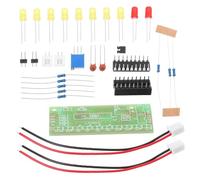 VERDANVERSE Audio Level Indicator DIY Kit Soldering Practice for Electronics Enthusiasts LED Project Portable Lightweight Soldering Circuit Assembly Kit for Skilled Users