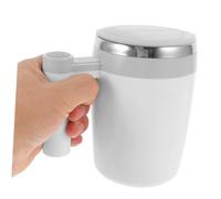 VERDANVERSE Automatic Magnetic Stirring Cup Electric Coffee Tea Mug with Stainless Steel Design for Hot Drinks Self Mixing Cup with Lid Easy Operation for Daily Use