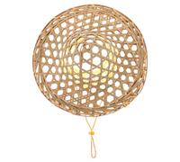 VERDANVERSE Bamboo Cone Hat for Japanese Cosplay and Knight Costume Oriental Sunshade Cap Lightweight Woven Farmer Hat for Stage Performance Outdoor Events and Samurai Accessories