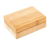VERDANVERSE Bamboo Soap Holder Natural Drainage Soap Dish for Bathroom Simple Design
