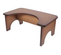 VERDANVERSE Bamboo Toilet Poop Stool for Adults Bathroom Squat Step Stool Portable Low Footstool for Toilet for Home and