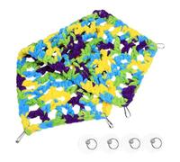 VERDANVERSE Bearded Dragon Hammock Bed for Reptiles Multi-functional Hanging Mat for Lizards Attractive Pet Accessory Easy Installation Vibrant Colors for Bearded Dragon Habitats