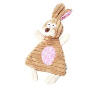 VERDANVERSE Bite Resistant Plush Dog Cartoon Animal Molar Chew Plaything for Pets Pink Bunny Design Boredom Destructive Behavior for Home Shop Use