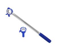 VERDANVERSE Blue Window Opener Pole for Awning Windows Lightweight Aluminum Alloy and Plastic Pull Rod Spacesaving Tool for Kitchen and Living Room Use Reduces Manual Effort and Risk of Falls