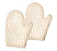 VERDANVERSE Body Scrub Mitts 2pcs Double-sided Exfoliating Bath Gloves Natural Sisal Fiber for Deep Skin Cleansing and Gentle Exfoliation Suitable for Shower and Spa Use