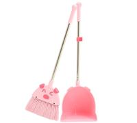 VERDANVERSE Boys and Girls Broom and Dustpan Cleaning Tools for Toddlers Pretend Play at Home School
