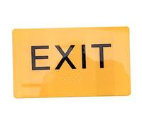 VERDANVERSE Braille Sign for Visually Impaired Acrylic Exit Label with Braille Stylish and Design for Shopping Malls and Public Spaces Enhances Inclusion and Accessibility