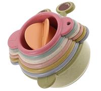 VERDANVERSE Bunny Stacking Cups Toy for Rabbits Multiple and Colors Reusable Rabbit Cups for Hay and Food Fun Bunny Plaything for Mealtime