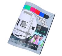 VERDANVERSE Camera Test Card Surveillance Calibration Card Image Quality Test Lens Focus Adjustment Chart Color Accuracy Tool