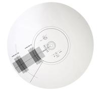 VERDANVERSE Cartridge Alignment Protractor for Vinyl Record Players Anti-slip Calibration Tool with Scale for Precise Stylus Pickup Adjustment Suitable for All Turntable Accessories