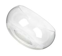 VERDANVERSE Clear Glass Round Fish Bowl Terrarium Planter Diameter Small Glass Vase for Hydroponic Plants Goldfish Miniature Garden and Office Decoration