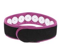 VERDANVERSE Comfort Acupressure Headband Wrap for Stress Relief and Fatigue Reduction Multi-use Yoga Accessory in Purple for Daily Wear and Neck Tension Therapy