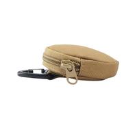 VERDANVERSE Compact Mini Coin Pouch with Sturdy Zipper Portable Keychain Bag for Men Women Small Round Change Purse Pocket Organizer for Travel and Daily Essentials