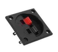VERDANVERSE Compact Speaker Box Terminal Plate for Car Stereo and Subwoofer Easy Install Binding Post Connector Enhancing Audio Connection for Speaker Cabinets and Sub Boxes