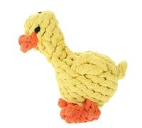 VERDANVERSE Cotton Rope Puppy Teething Durable Interactive Dog Chew Cute Duck Shape for Training and Biting Wear Resistant Pet to Prevent Destructive Habits and Promote