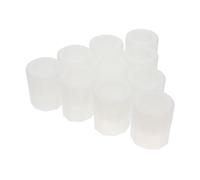 VERDANVERSE Creative Glass Shape Ice Cube Molds Silicone for Whiskey and Cocktails Odorless Silicone Shot Glass Ice Moulds Dishwasher Safe Practical Family and Friends