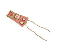 VERDANVERSE Crochet Bandana Headband for Women Vintage Floral Hair Scarf Summer Accessories Bohemian Style Summer Headwrap for Ladies