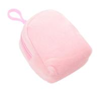 VERDANVERSE Cute Plush Purse Small Bag with Keychain for Girls Candy Color Plush Pouch Children's Coin Purse Soft Pink for Boys and Girls Travel and Daily Use