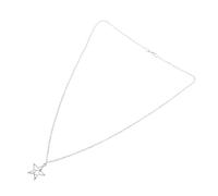 VERDANVERSE Dainty Star Pendant Necklace for Men and Women Neck Chain Zinc Alloy Versatile Jewelry for Everyday Wear Home Decoration Idea
