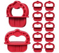 VERDANVERSE Deck Spacer Rings 12-Pack, 1/4 Inch Deck Clamp Spacers for Composite and Hardwood Boards - Portable Tool for Deck Installations and Professional Contractors
