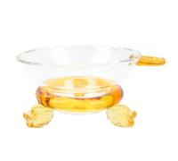 VERDANVERSE Delicate Handle Tea Strainer Made of High Borosilicate Glass for Filtering Tea Dregs