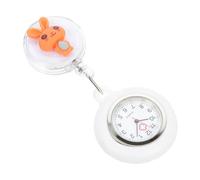 VERDANVERSE Designed Style Rabbit Easy Nurse Watch Pocket with and Dial to Adorable Carry Silicone and Alloy Material for the Practical and Beautiful Cartoon Work Hospital