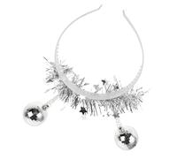 VERDANVERSE Disco Ball Headband Mirror Headwear for Parties and Cosplay Versatile Costume Accessory for Birthdays Nightclubs and Dances Reflective Shine for Stunning Visual Effects