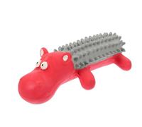 VERDANVERSE Dog Chew Latex Yellow Duck Interactive Bite-Resistant Puppy Chewing Squeaky Cartoon Design Outdoor Pet Plaything