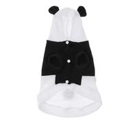 VERDANVERSE Dog Panda Costume Hoodie for Pets Autumn Winter Warm Coat Cute Puppy Clothes for Outdoor Walking and Jogging