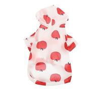 VERDANVERSE Dog Sunscreen Shirt with Hood Summer Sunproof Clothes for Dogs Puppy Outdoor Protection Lightweight Polyester Pet Coat for Travel and Photoshoot