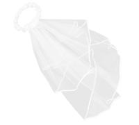 VERDANVERSE Double Floral Crown with Wedding Veil Romantic Bridal Headpiece with Durable Resilient Design for Weddings Special Occasions